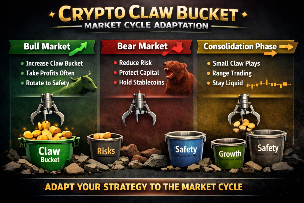 Crypto claw bucket